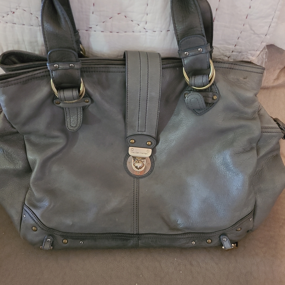 HAYDEN HARNETT GRAY TOTE BAG